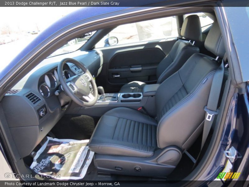 Jazz Blue Pearl / Dark Slate Gray 2013 Dodge Challenger R/T