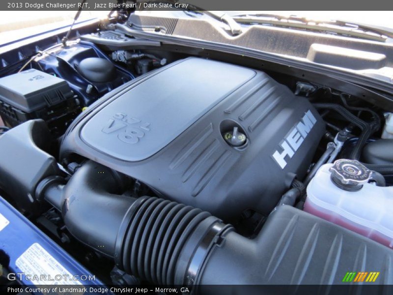 Jazz Blue Pearl / Dark Slate Gray 2013 Dodge Challenger R/T