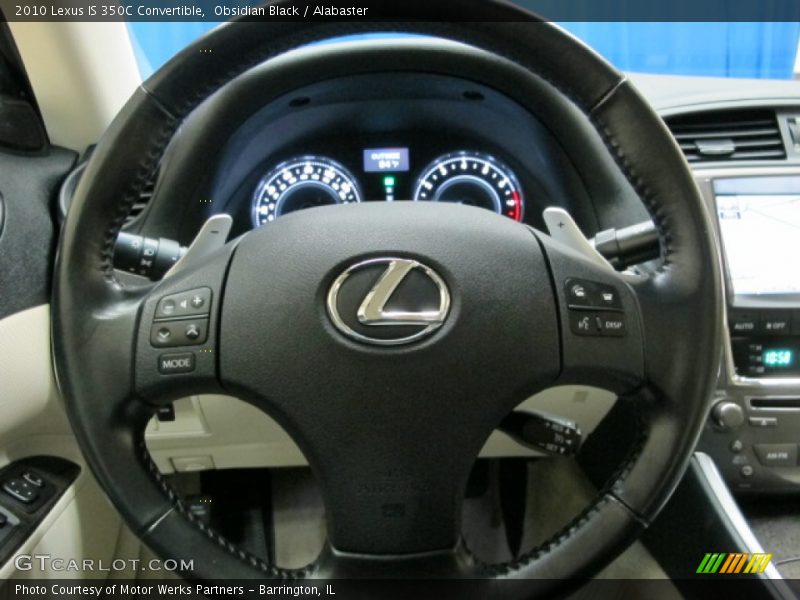 Obsidian Black / Alabaster 2010 Lexus IS 350C Convertible