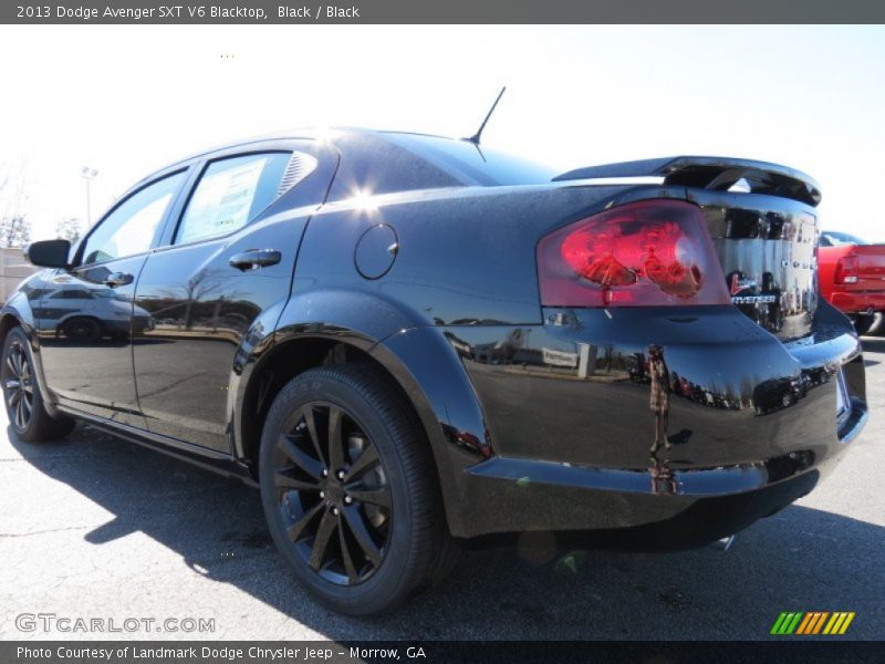 Black / Black 2013 Dodge Avenger SXT V6 Blacktop