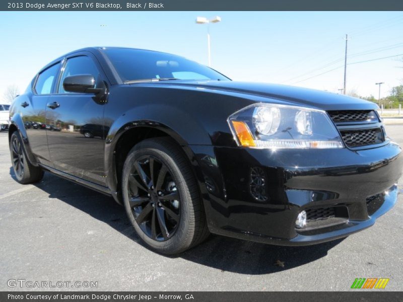 Black / Black 2013 Dodge Avenger SXT V6 Blacktop