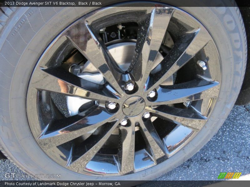 Black / Black 2013 Dodge Avenger SXT V6 Blacktop