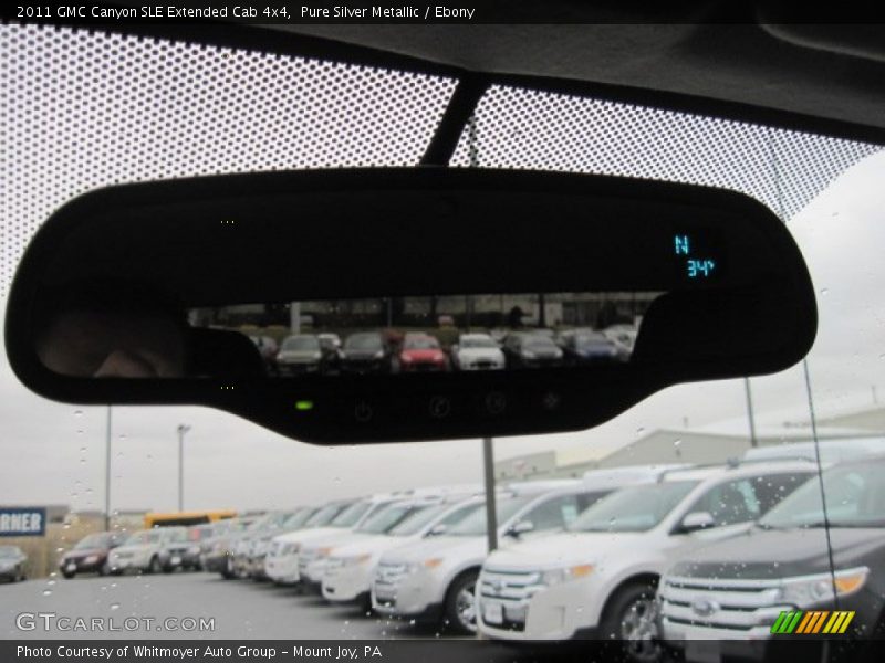 Pure Silver Metallic / Ebony 2011 GMC Canyon SLE Extended Cab 4x4