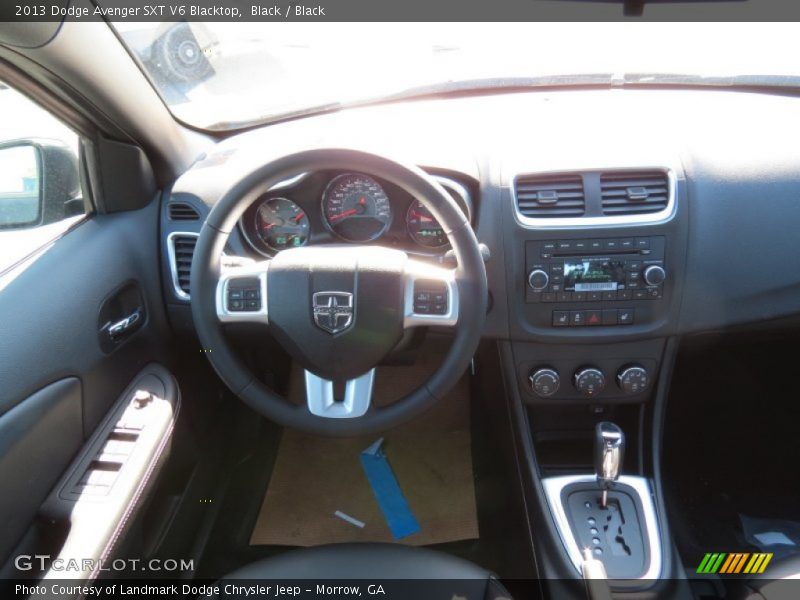 Black / Black 2013 Dodge Avenger SXT V6 Blacktop