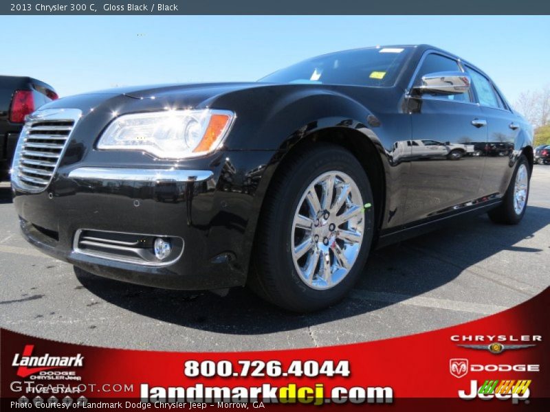 Gloss Black / Black 2013 Chrysler 300 C
