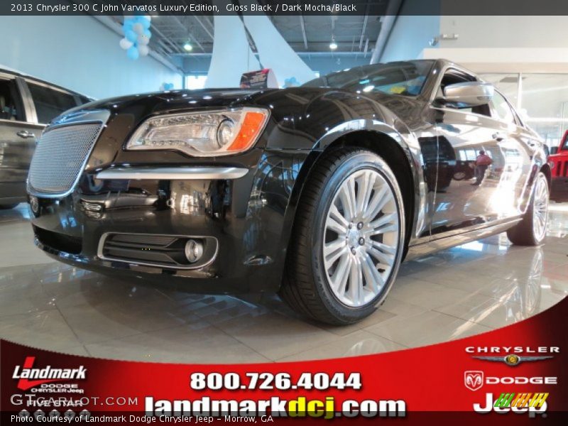Gloss Black / Dark Mocha/Black 2013 Chrysler 300 C John Varvatos Luxury Edition