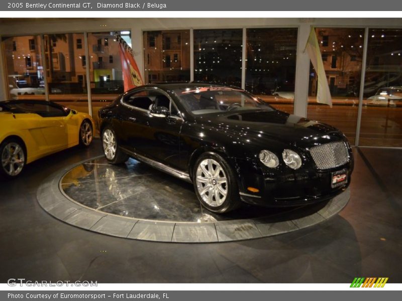 Diamond Black / Beluga 2005 Bentley Continental GT