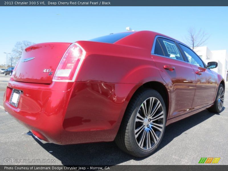 Deep Cherry Red Crystal Pearl / Black 2013 Chrysler 300 S V6