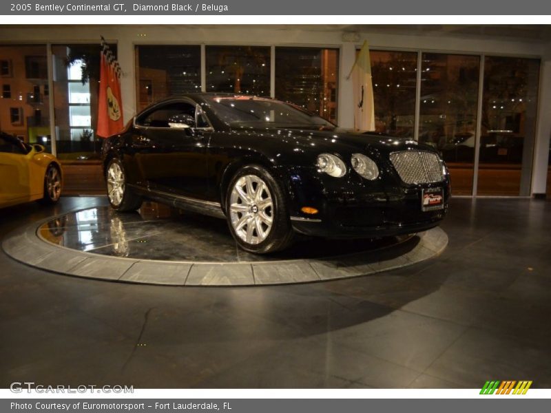 Diamond Black / Beluga 2005 Bentley Continental GT