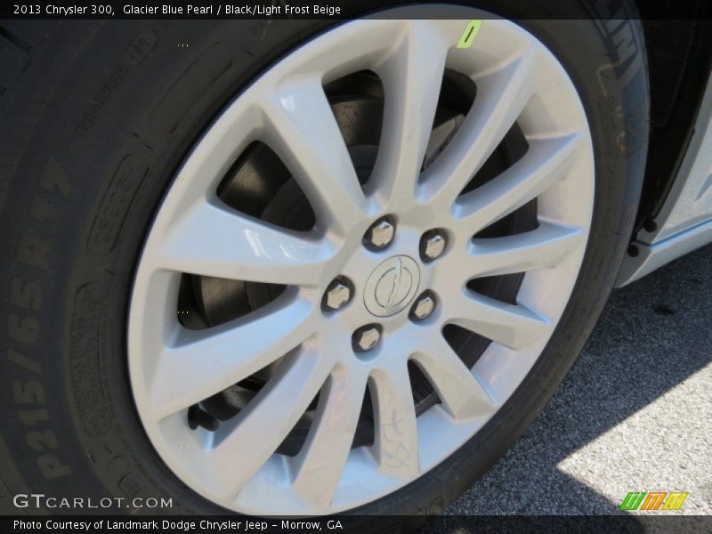 Glacier Blue Pearl / Black/Light Frost Beige 2013 Chrysler 300