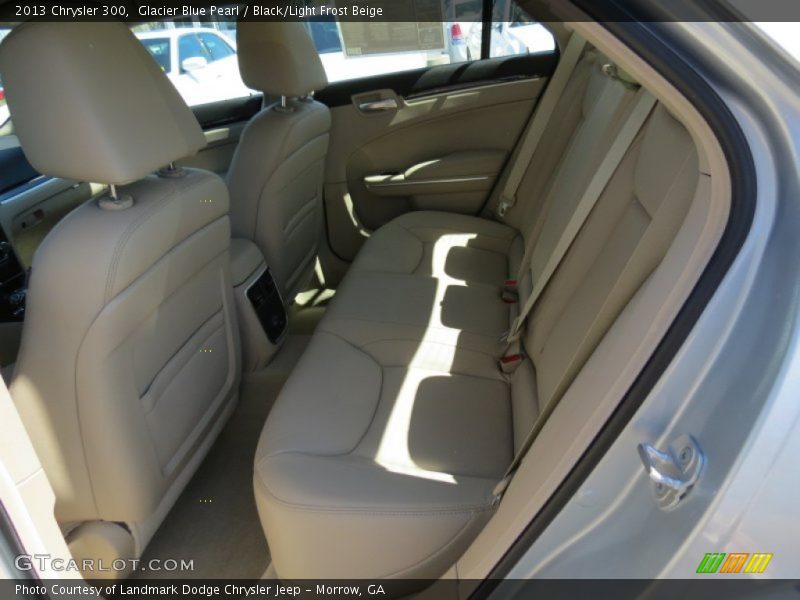 Glacier Blue Pearl / Black/Light Frost Beige 2013 Chrysler 300