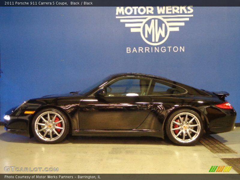 Black / Black 2011 Porsche 911 Carrera S Coupe