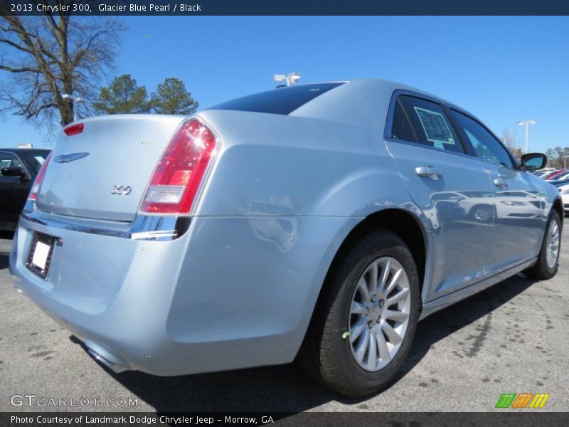 Glacier Blue Pearl / Black 2013 Chrysler 300