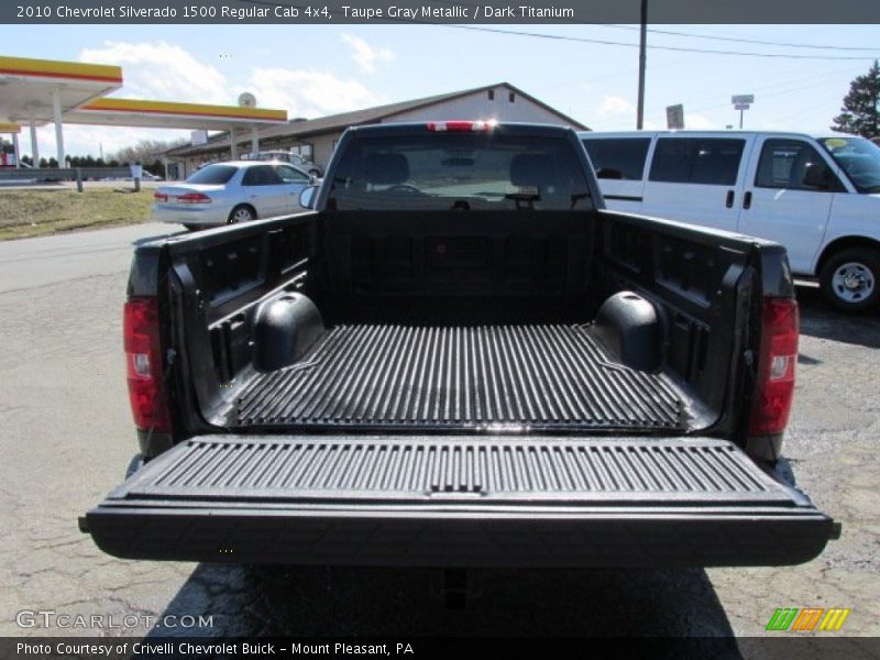 Taupe Gray Metallic / Dark Titanium 2010 Chevrolet Silverado 1500 Regular Cab 4x4