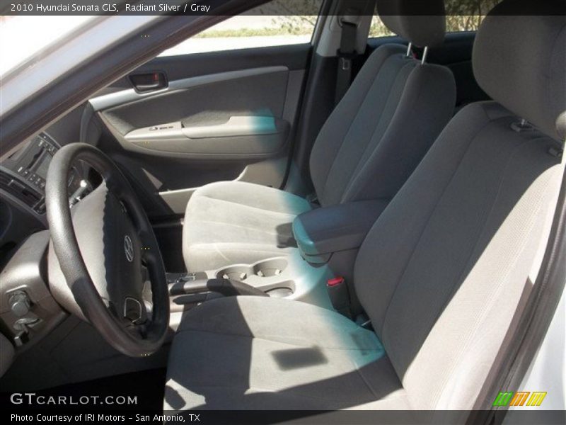 Radiant Silver / Gray 2010 Hyundai Sonata GLS
