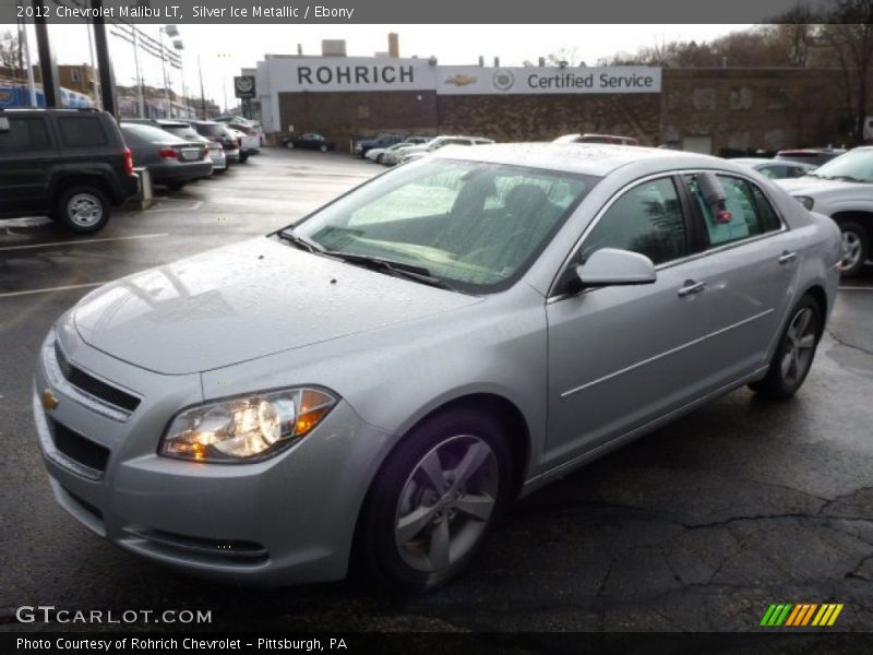 Silver Ice Metallic / Ebony 2012 Chevrolet Malibu LT