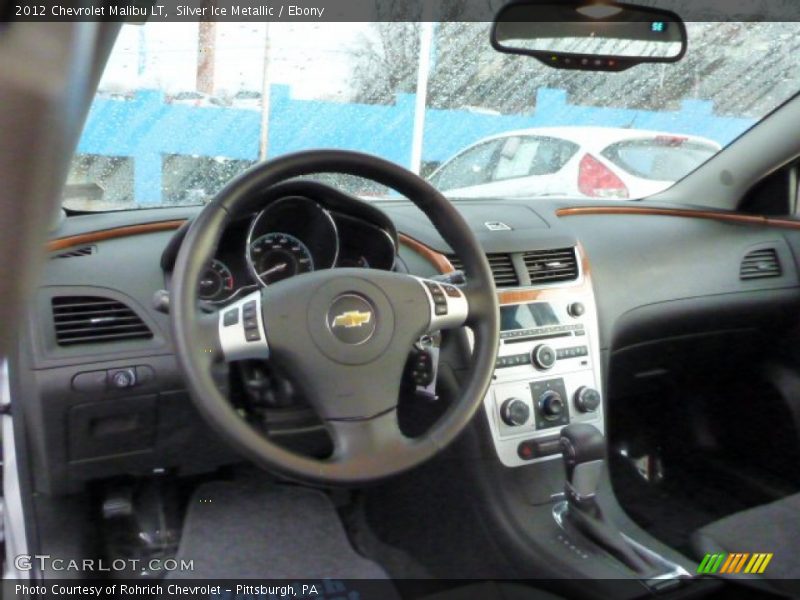 Silver Ice Metallic / Ebony 2012 Chevrolet Malibu LT