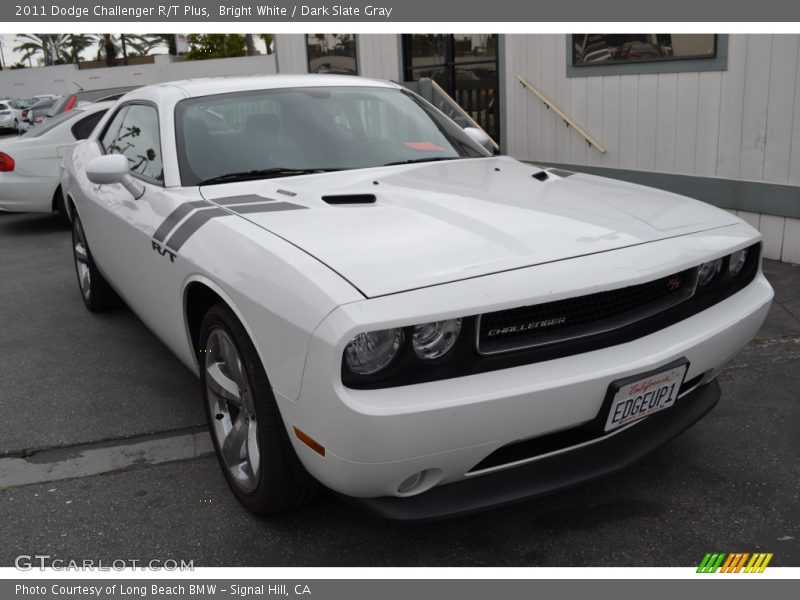 Bright White / Dark Slate Gray 2011 Dodge Challenger R/T Plus
