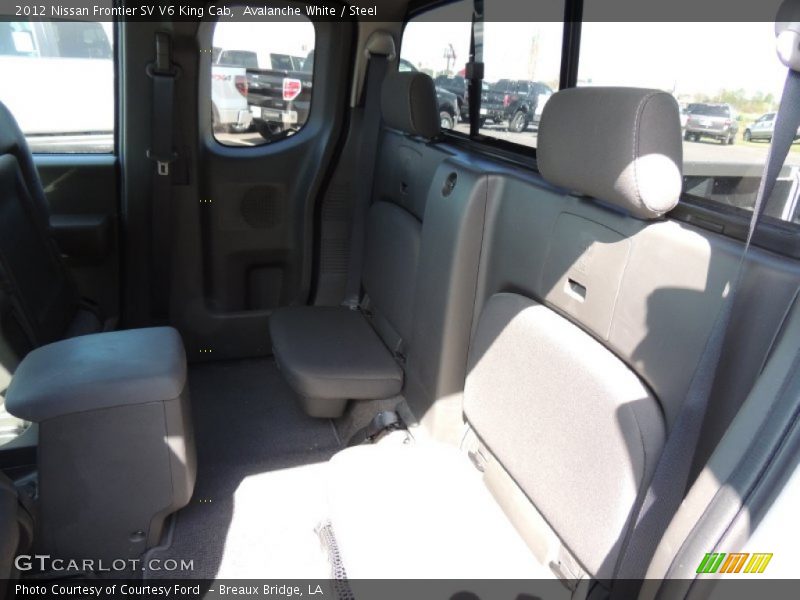 Avalanche White / Steel 2012 Nissan Frontier SV V6 King Cab