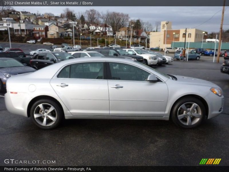 Silver Ice Metallic / Ebony 2012 Chevrolet Malibu LT