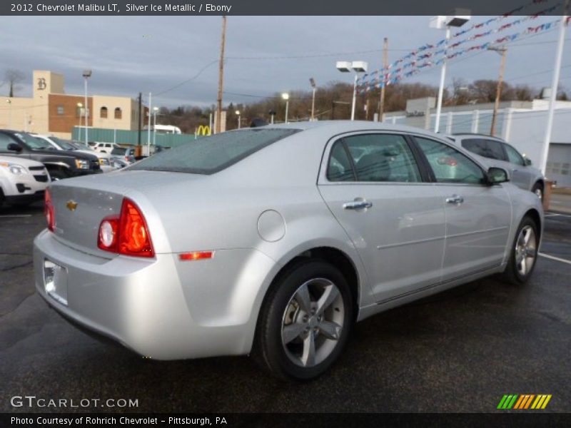 Silver Ice Metallic / Ebony 2012 Chevrolet Malibu LT