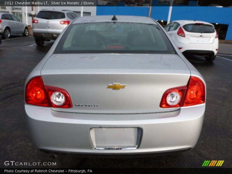 Silver Ice Metallic / Ebony 2012 Chevrolet Malibu LT