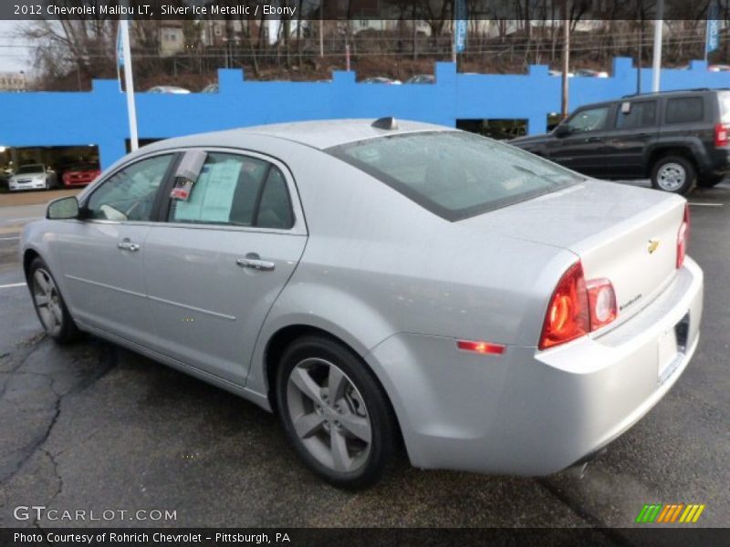 Silver Ice Metallic / Ebony 2012 Chevrolet Malibu LT