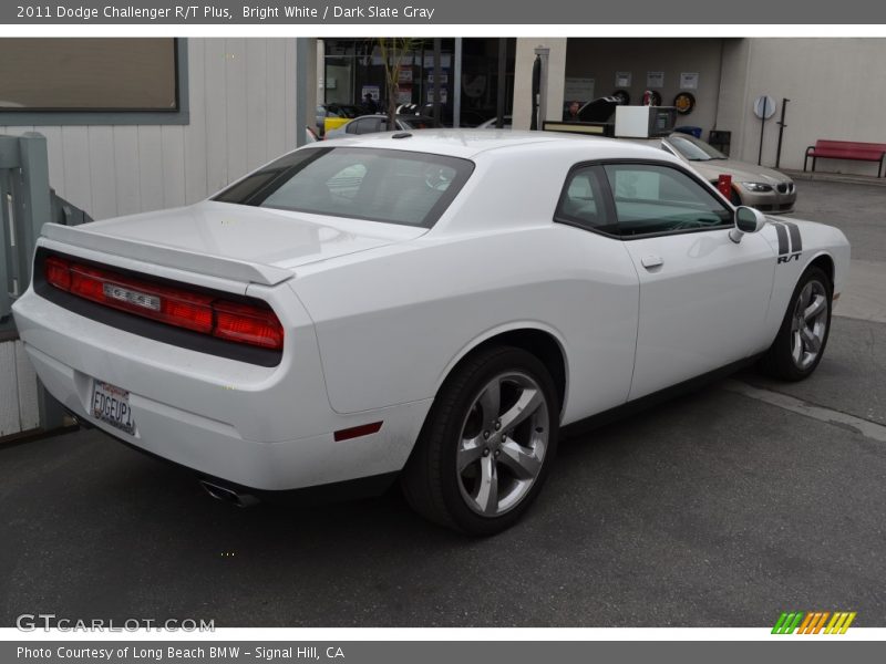 Bright White / Dark Slate Gray 2011 Dodge Challenger R/T Plus
