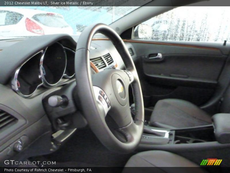 Silver Ice Metallic / Ebony 2012 Chevrolet Malibu LT