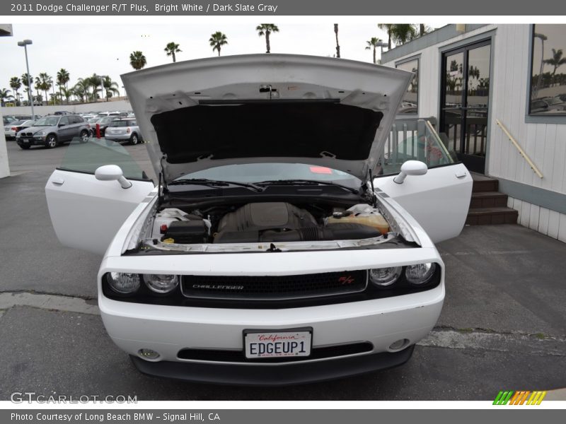 Bright White / Dark Slate Gray 2011 Dodge Challenger R/T Plus