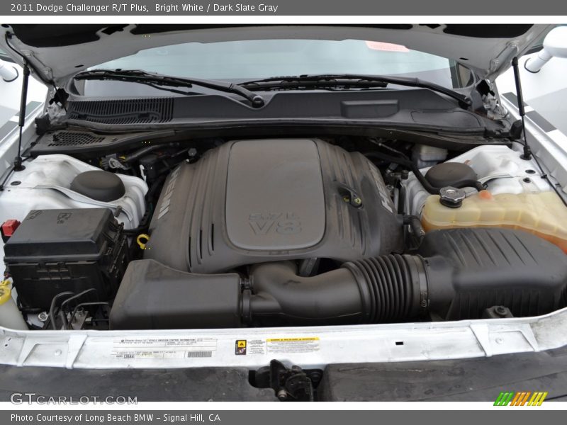 Bright White / Dark Slate Gray 2011 Dodge Challenger R/T Plus