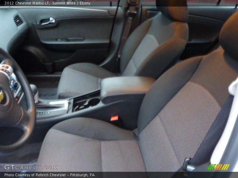 Summit White / Ebony 2012 Chevrolet Malibu LT