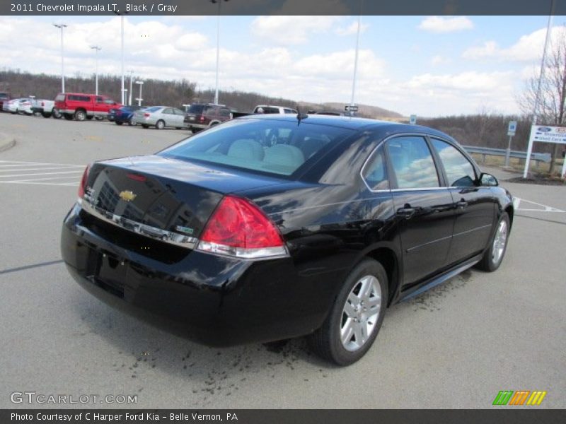 Black / Gray 2011 Chevrolet Impala LT