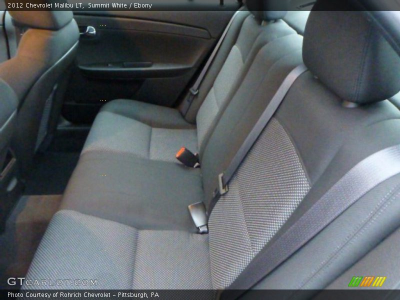 Summit White / Ebony 2012 Chevrolet Malibu LT