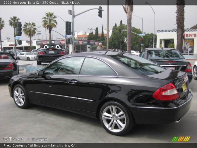 Black / Black 2009 Mercedes-Benz CLK 350 Coupe