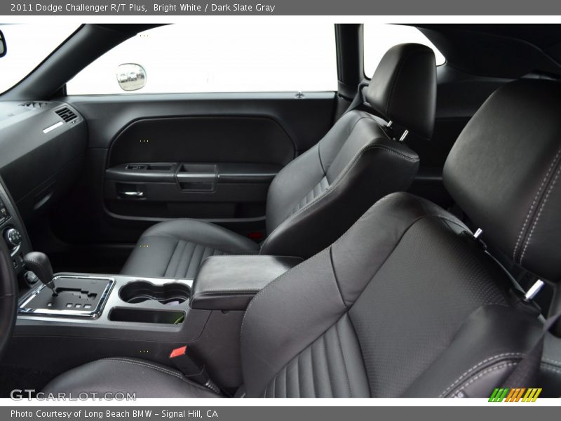 Bright White / Dark Slate Gray 2011 Dodge Challenger R/T Plus