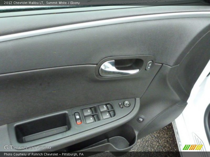 Summit White / Ebony 2012 Chevrolet Malibu LT
