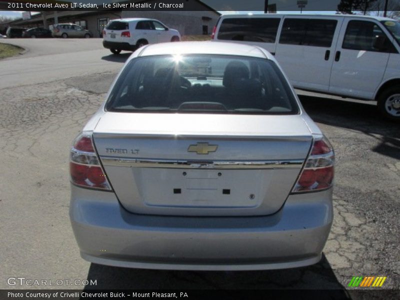 Ice Silver Metallic / Charcoal 2011 Chevrolet Aveo LT Sedan