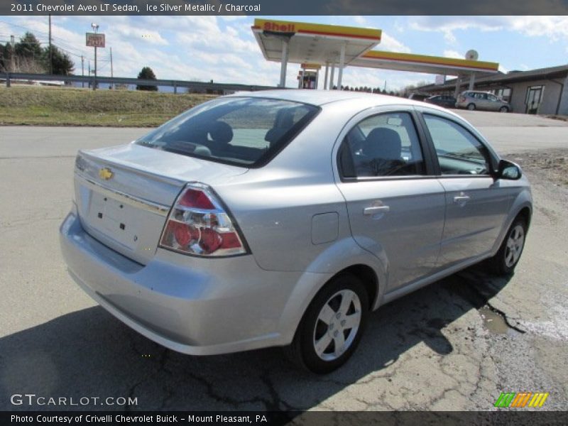 Ice Silver Metallic / Charcoal 2011 Chevrolet Aveo LT Sedan