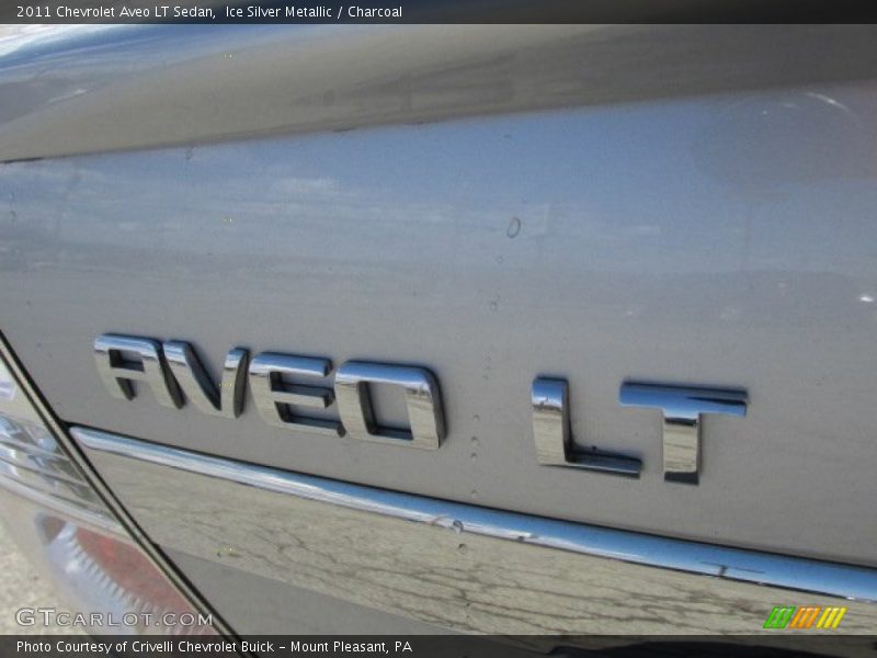 Ice Silver Metallic / Charcoal 2011 Chevrolet Aveo LT Sedan