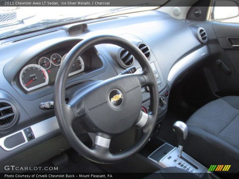 Ice Silver Metallic / Charcoal 2011 Chevrolet Aveo LT Sedan