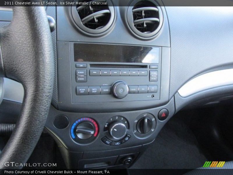 Ice Silver Metallic / Charcoal 2011 Chevrolet Aveo LT Sedan