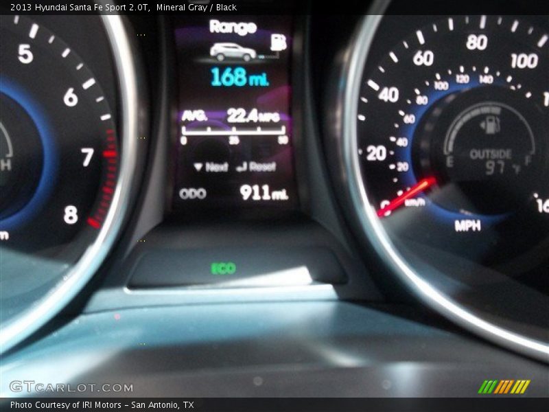 Mineral Gray / Black 2013 Hyundai Santa Fe Sport 2.0T