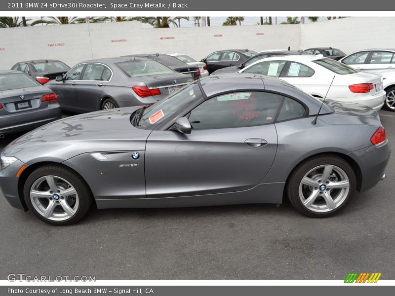 Space Gray Metallic / Black 2011 BMW Z4 sDrive30i Roadster