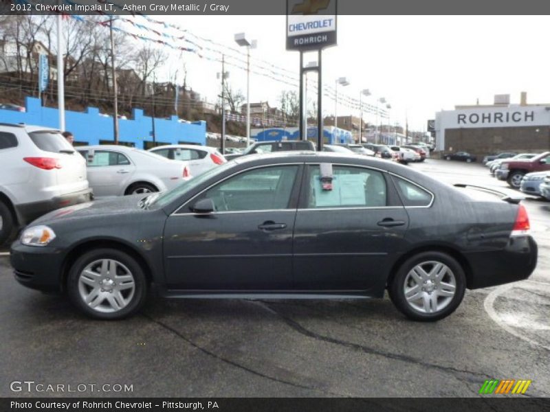 Ashen Gray Metallic / Gray 2012 Chevrolet Impala LT