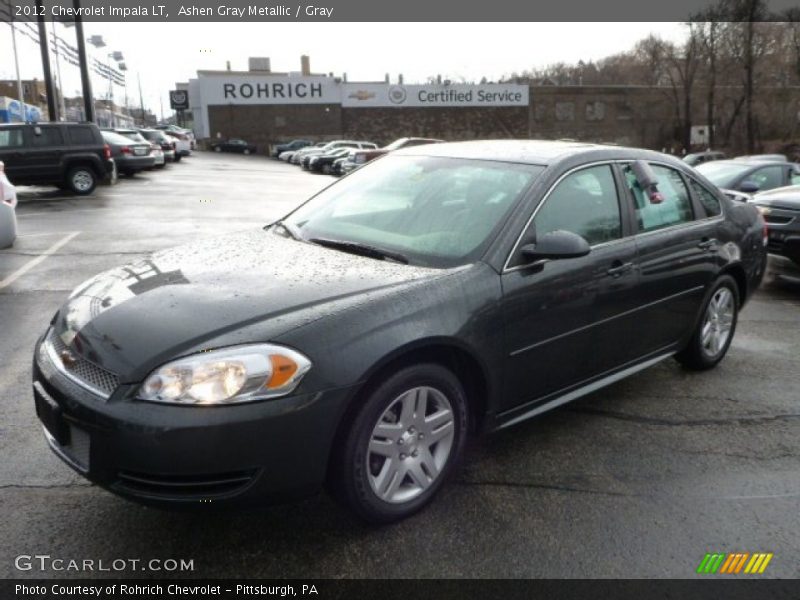 Ashen Gray Metallic / Gray 2012 Chevrolet Impala LT