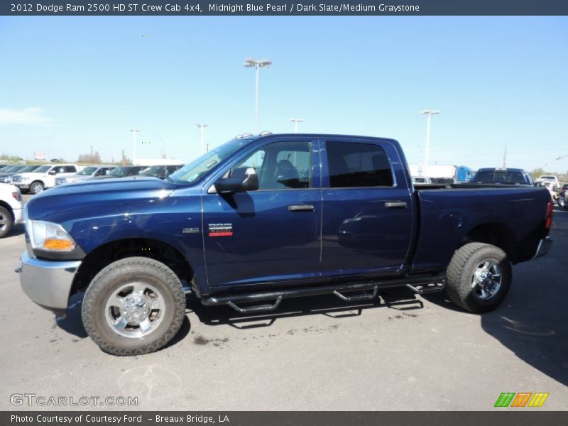 Midnight Blue Pearl / Dark Slate/Medium Graystone 2012 Dodge Ram 2500 HD ST Crew Cab 4x4