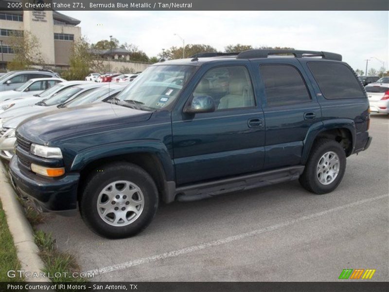 Bermuda Blue Metallic / Tan/Neutral 2005 Chevrolet Tahoe Z71