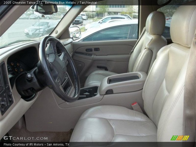 Bermuda Blue Metallic / Tan/Neutral 2005 Chevrolet Tahoe Z71