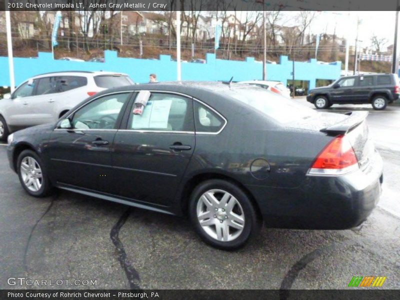 Ashen Gray Metallic / Gray 2012 Chevrolet Impala LT